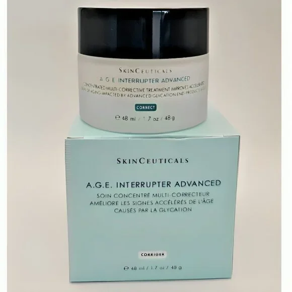 SkinCeuticals A.G.E. Interrupter Advanced Firming Anti-Aging Cream 1.7oz New - Picture 2 of 4